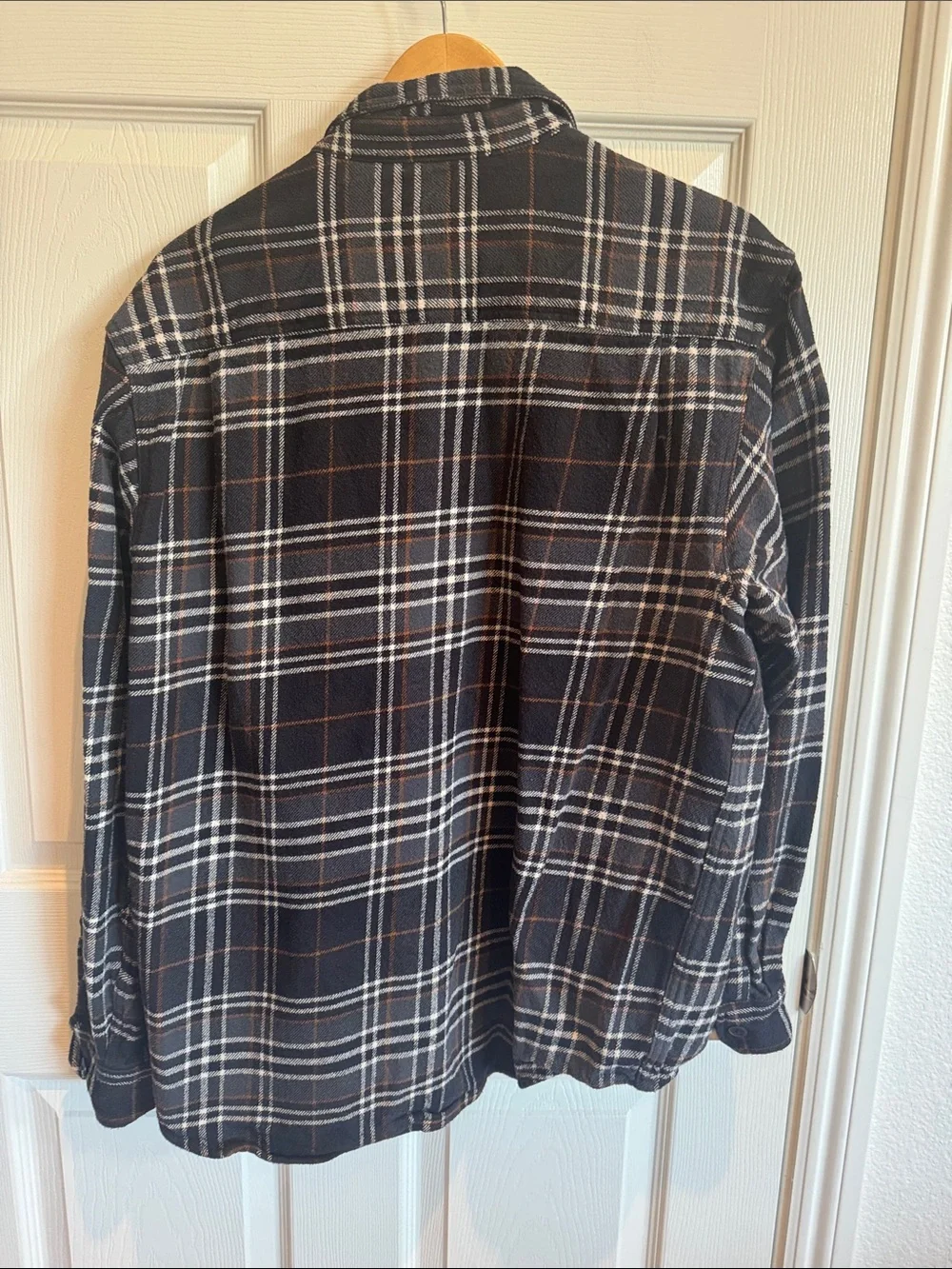 Wolverine Black and Cream Plaid Shirt Jacket